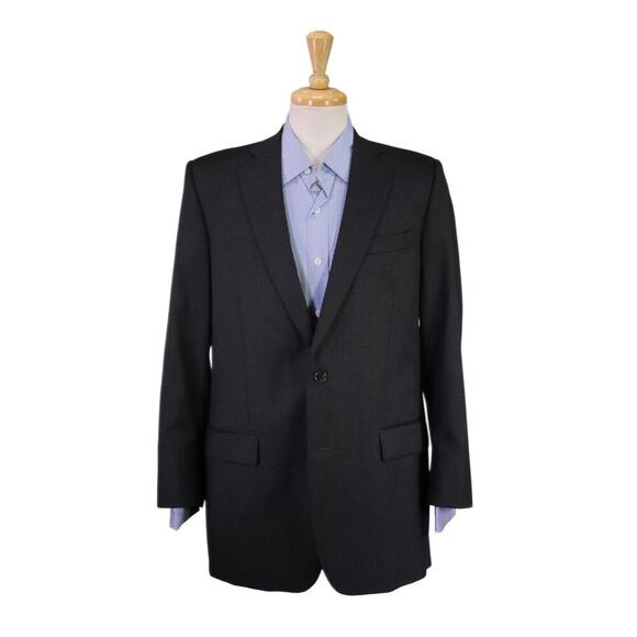 Brooks Brothers 1818 Madison USA Charcoal Gray 2-Btn Wool Suit Blazer Jacket 42L - Picture 1 of 10